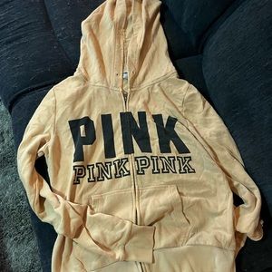 Pink zip up jacket